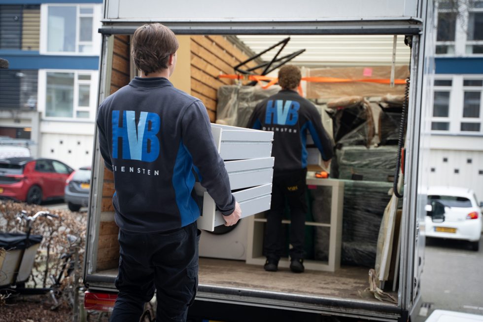 HVB transportbus tijdens een opdracht